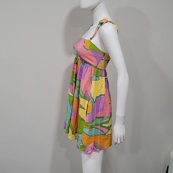 Show Me Your MuMu Gretchen Mini Dress Sz L - Picture 9 of 15